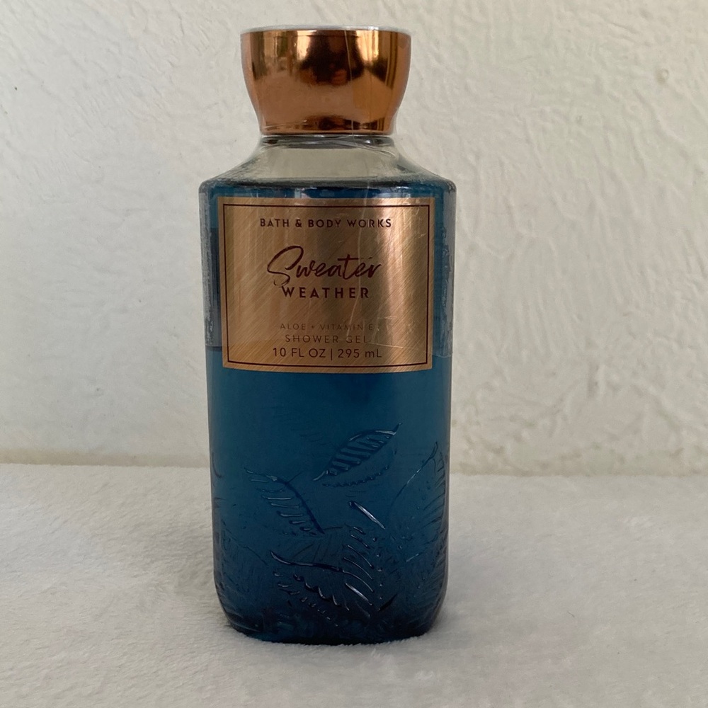 NWT Bath & Body Works Sweater Weather Shower Gel 10 oz.